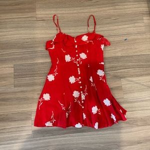 Red sundress